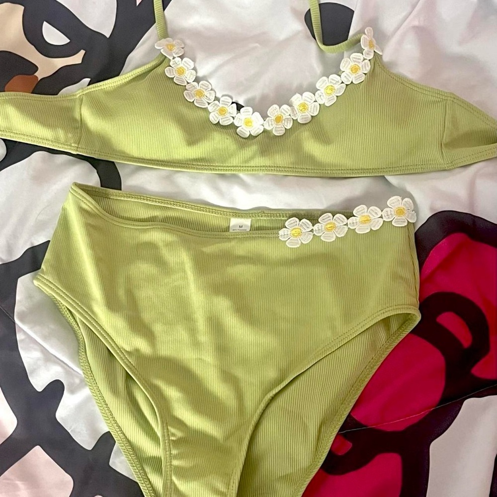 Green Floral Women’s bathingsuit